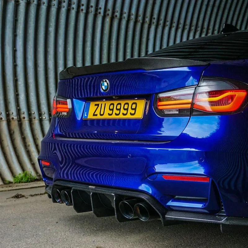 M4 Style Carbon Fiber Trunk Spoiler - BMW F80 M3 | F30 3 Series
