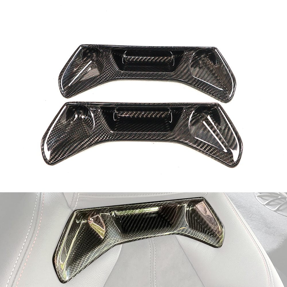Carbon Fiber Seat Trims - Toyota Supra MK5