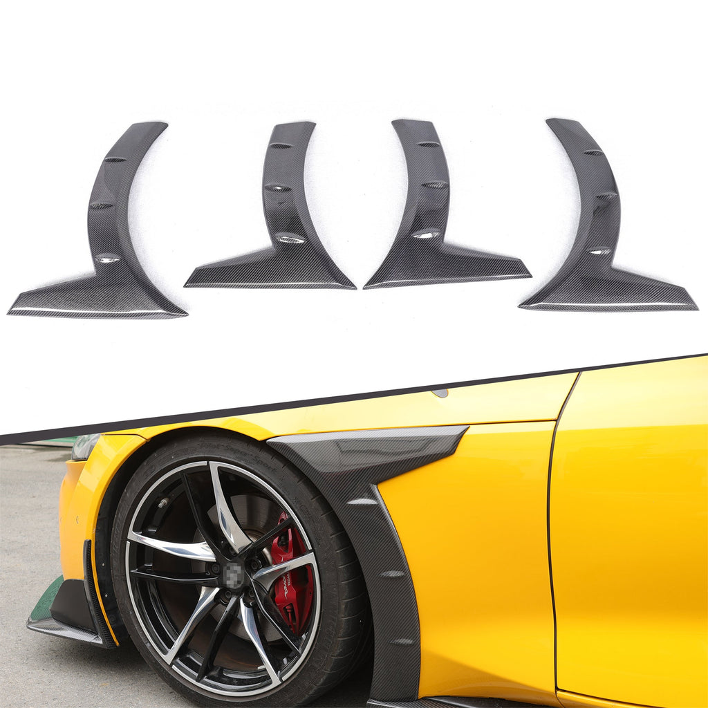 Carbon Fiber Front Fender Trim - Toyota Supra MK5