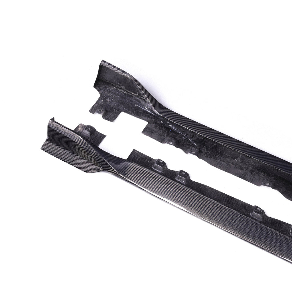 AD Style Carbon Fiber Side Skirts - Toyota Supra MK5