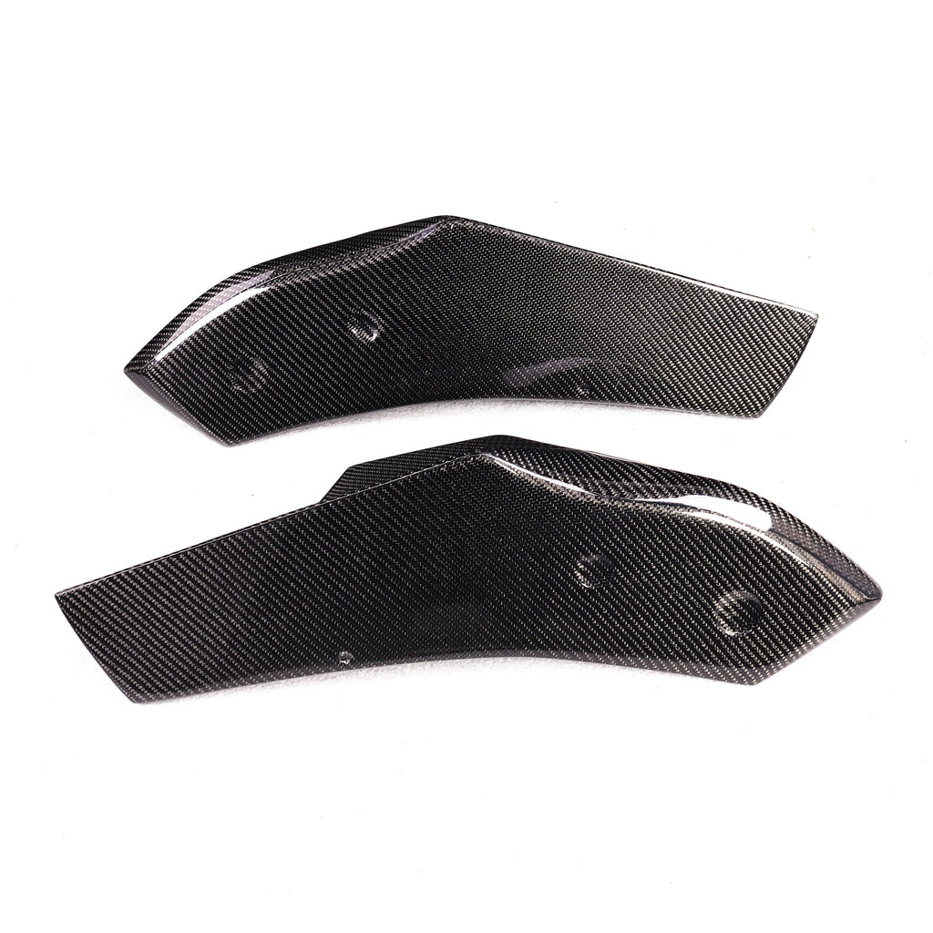 AD Style Carbon Fiber Rear Splitter Flaps - Toyota Supra MK5
