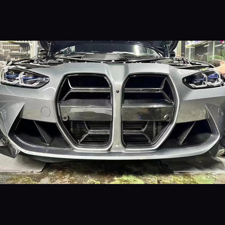 CSL Style Dry Carbon Fiber Front Grill - BMW G80 M3 | G82 M4-Revion Motorsports