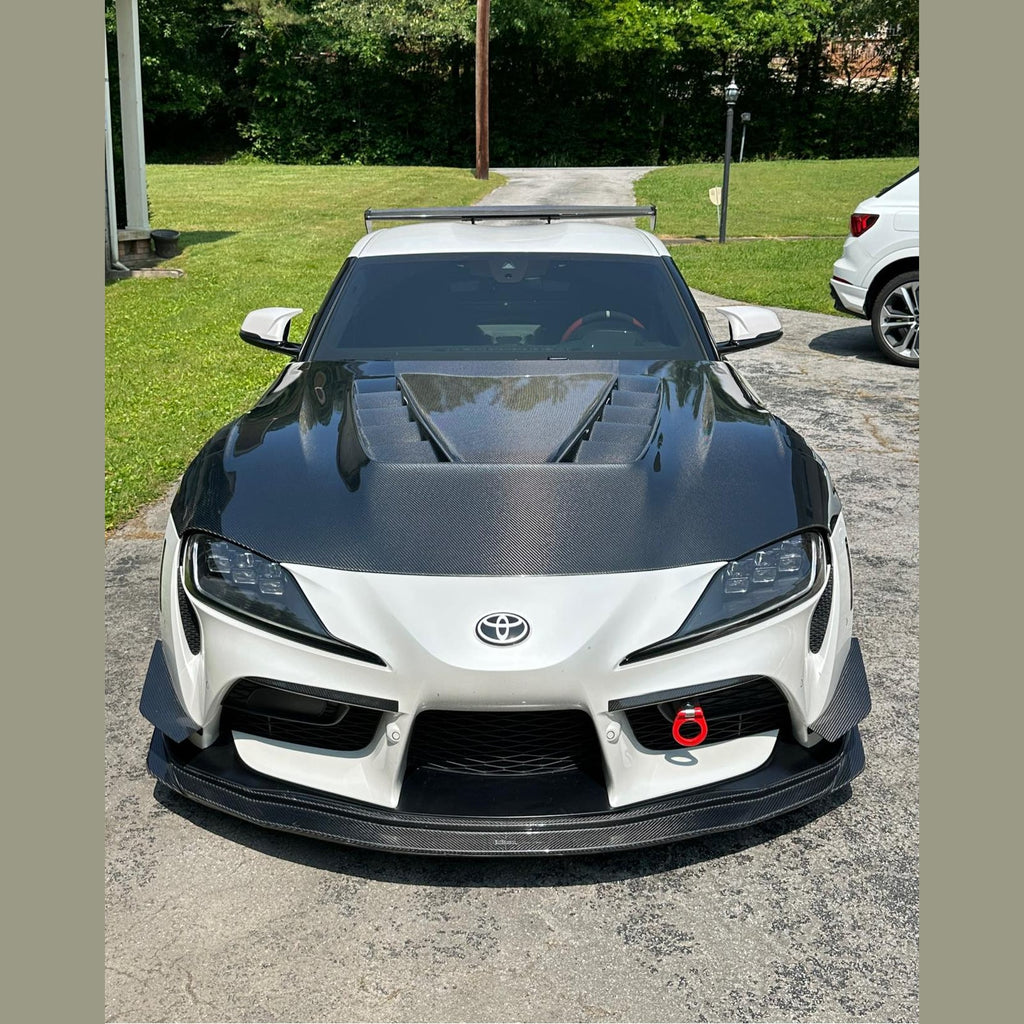 VRS Style Carbon Fiber Hood - Toyota Supra MK5