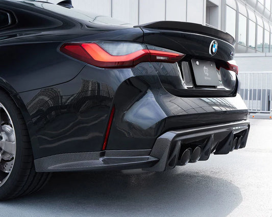3D Style Carbon Fiber Rear Diffuser - BMW G80 M3 | G82 M4