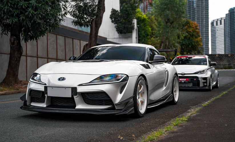 VRS Style Carbon Fiber Side Skirts - Toyota Supra MK5