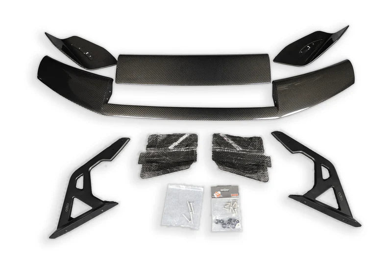 AD Style Carbon Fiber Swan Neck Rear Wing - BMW G87 M2 | G80 M3 | G82 M4