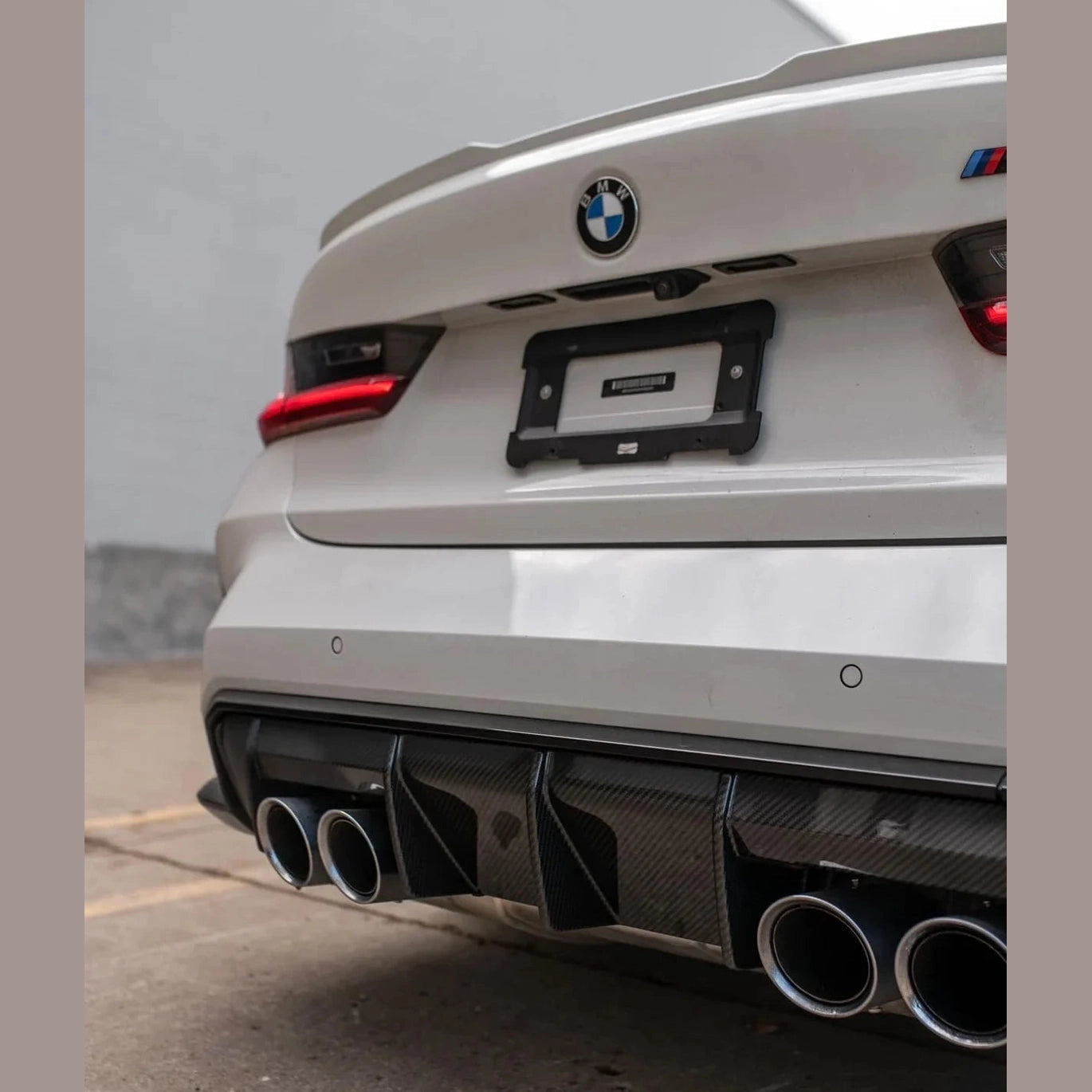 MP Style Carbon Fiber Rear Diffuser - BMW G80 M3 | G82 M4-Revion Motorsports