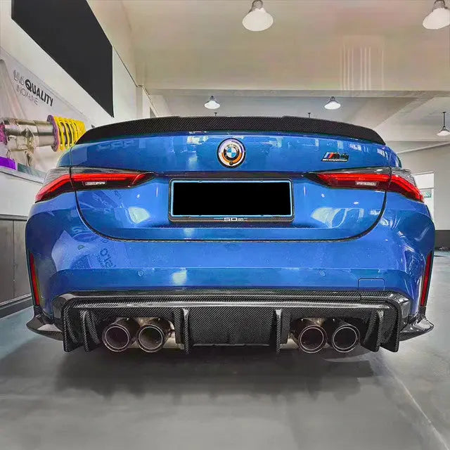 3D Style Carbon Fiber Rear Diffuser - BMW G80 M3 | G82 M4-Revion Motorsports