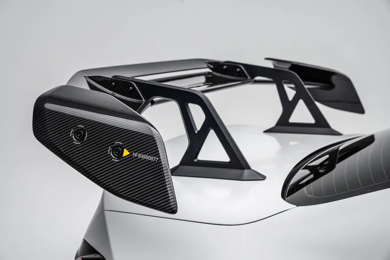 AD Style Carbon Fiber Swan Neck Rear Wing - BMW G87 M2 | G80 M3 | G82 M4