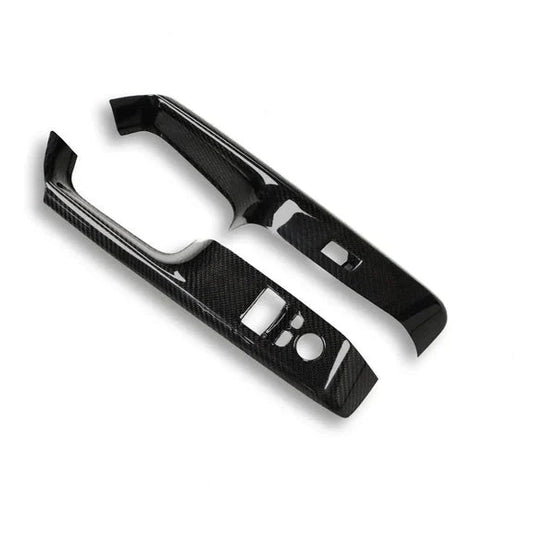 Carbon Fiber Door Switch Panel Cover- Toyota Supra MK5