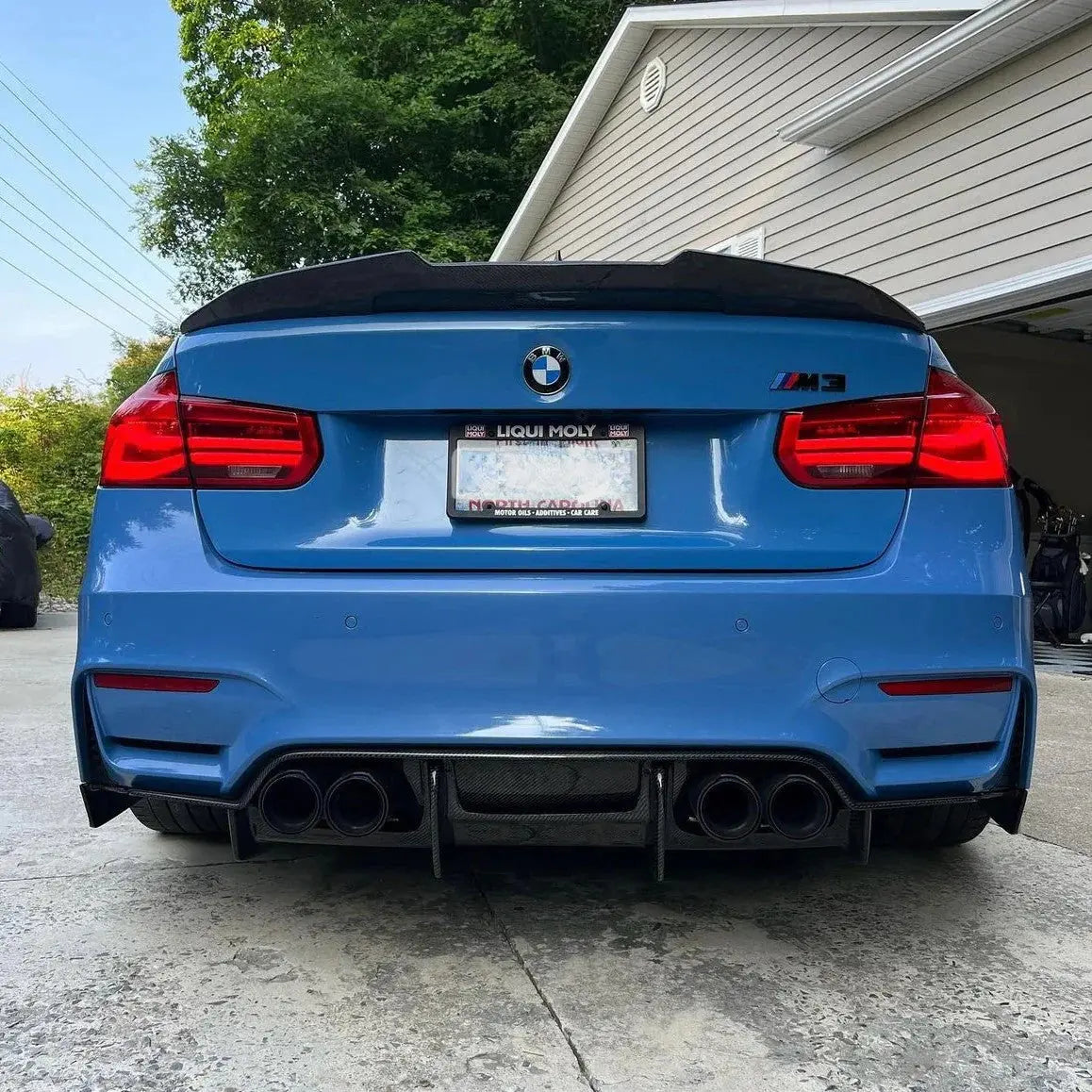 PSM Style Carbon Fiber Rear Spoiler - BMW F80 M3-Revion Motorsports