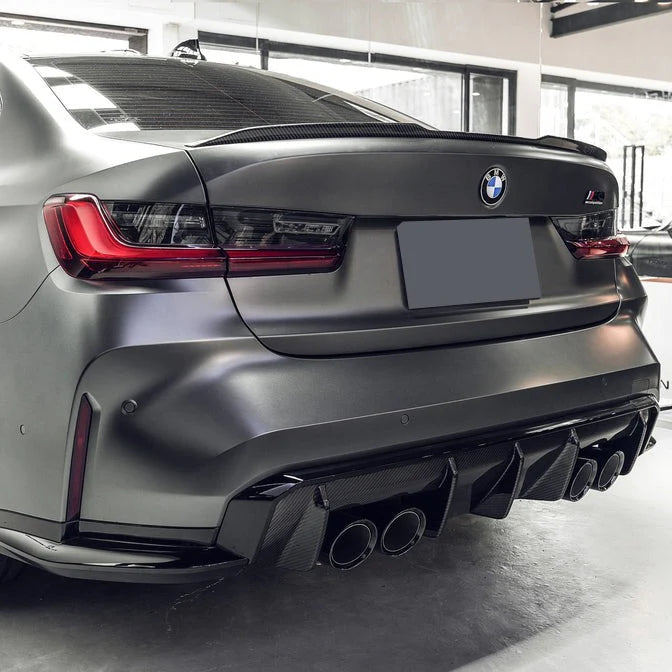 MP Style Carbon Fiber Rear Diffuser - BMW G80 M3 | G82 M4-Revion Motorsports
