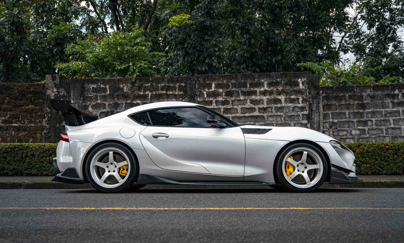 VRS Style Carbon Fiber Side Skirts - Toyota Supra MK5