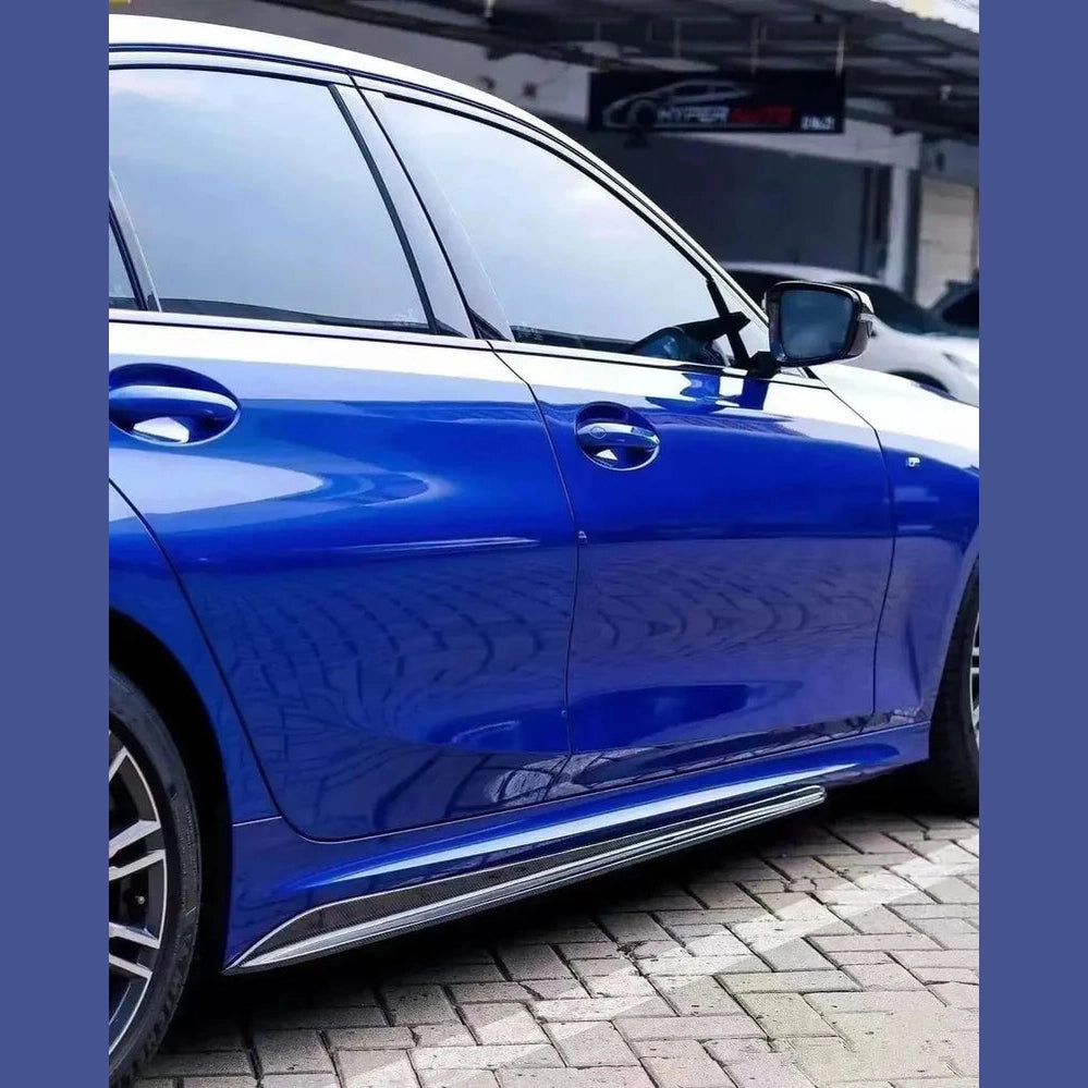 MP Style Carbon Fiber Side Skirts - BMW G20 3 Series