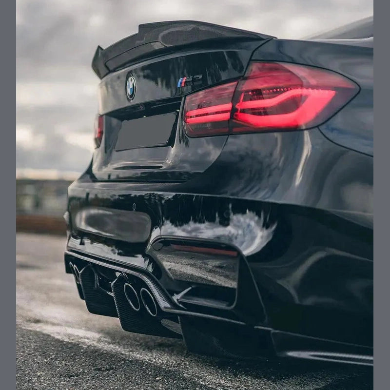 PSM Style Carbon Fiber Rear Spoiler - BMW F80 M3-Revion Motorsports