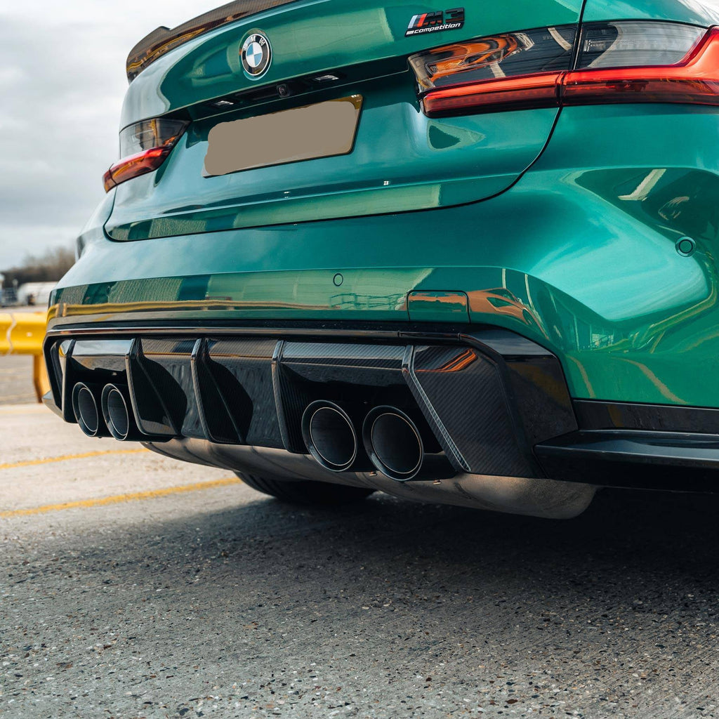 OEM Style Carbon Fiber Rear Diffuser - BMW G80 M3 | G82 M4-Revion Motorsports