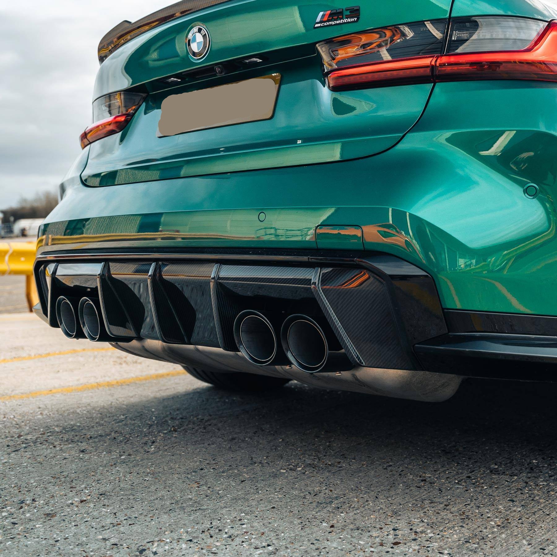 OEM Style Carbon Fiber Rear Diffuser - BMW G80 M3 | G82 M4-Revion Motorsports