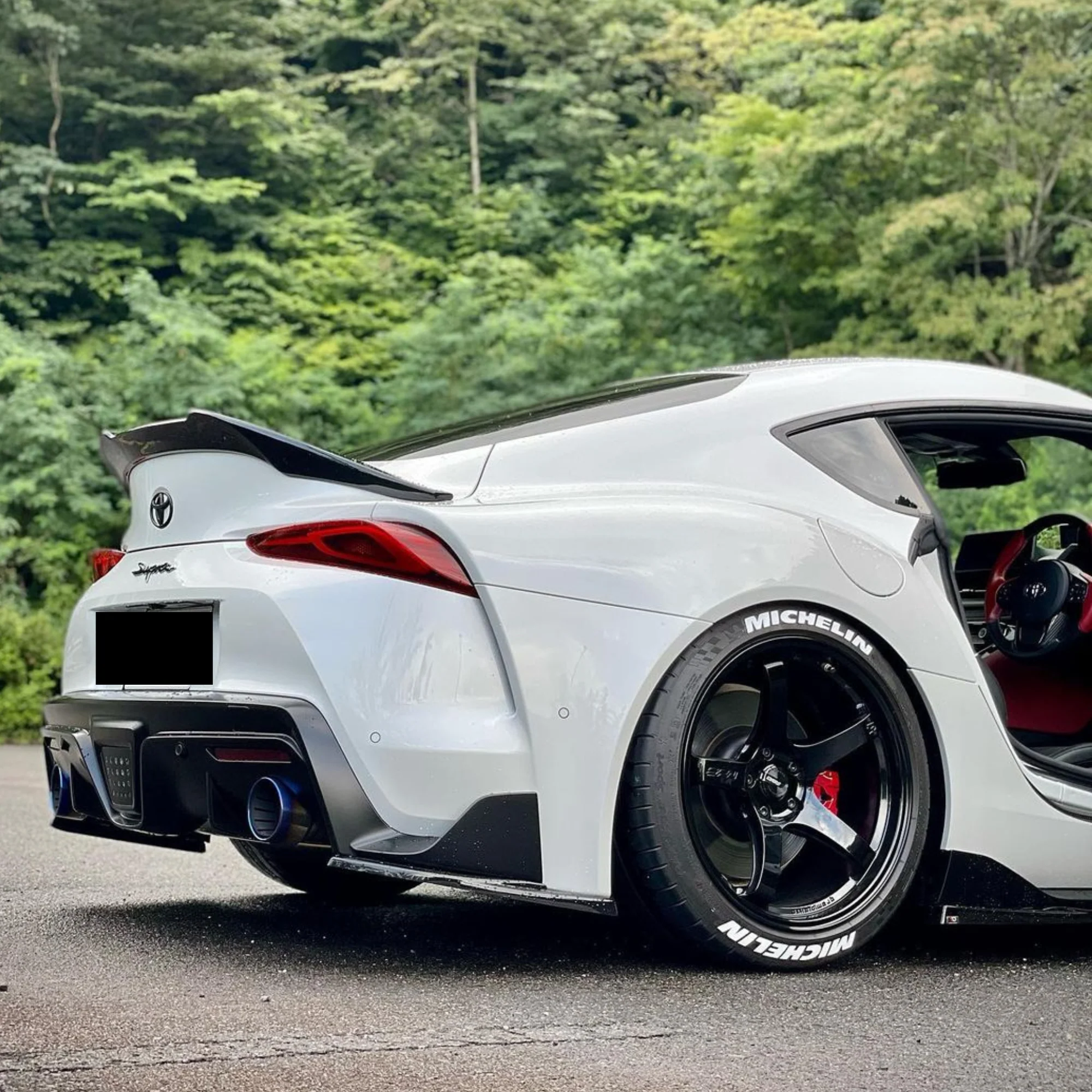 High Kick Carbon Fiber Trunk Spoiler - Toyota Supra MK5