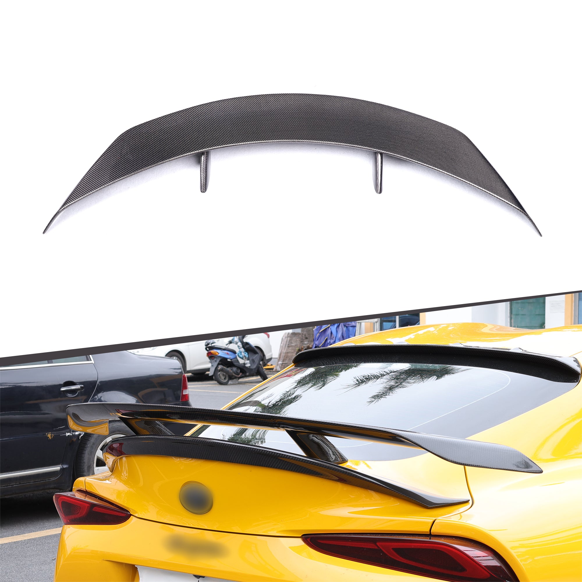 GT V2 Carbon Fiber Rear Wing - Toyota Supra MK5