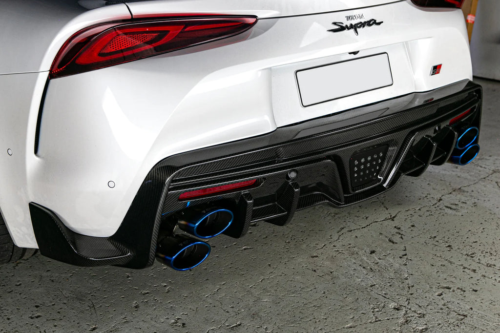 T Style Carbon Fiber Rear Diffuser - Toyota Supra MK5